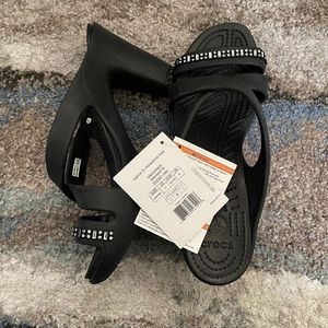 Croc Heels with rhinestones